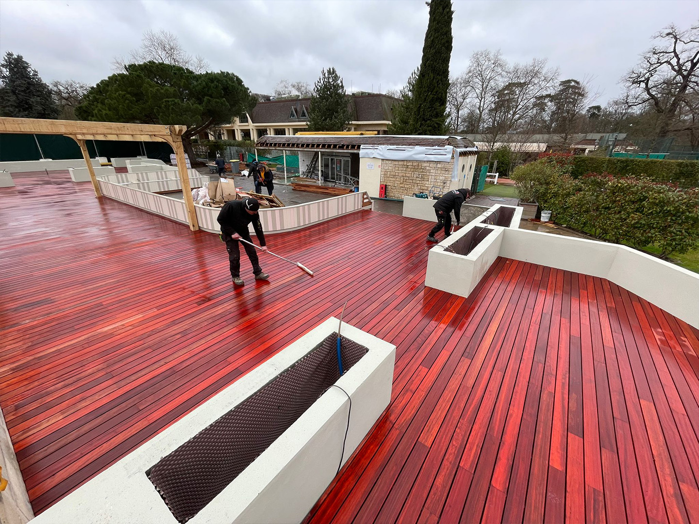 Bardage et plafond en Ayous