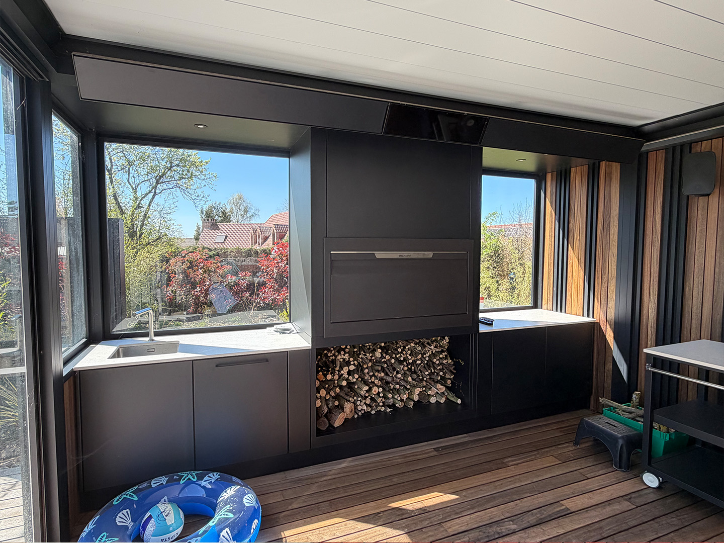 Bardage et plafond en Ayous