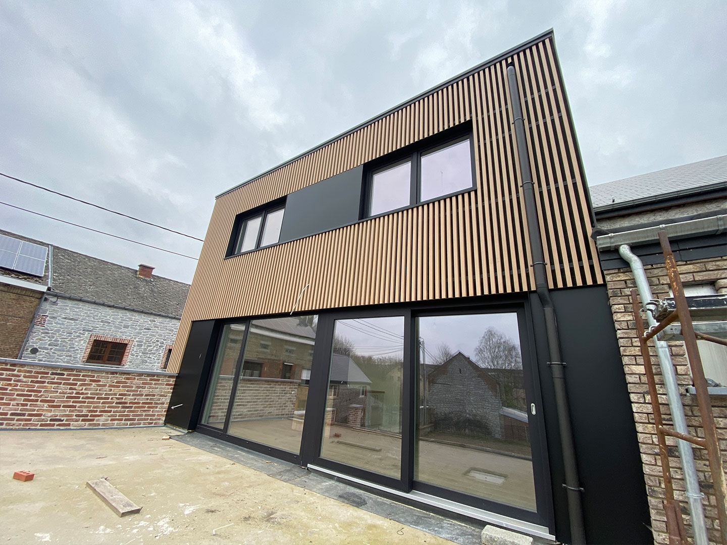Bardage et plafond en Ayous